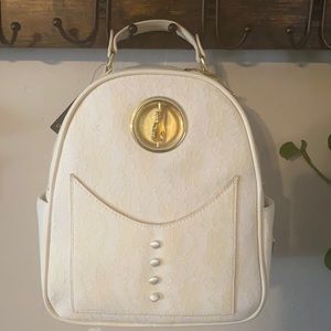 Loungefly Belle and Beast Lace Mini Backpack